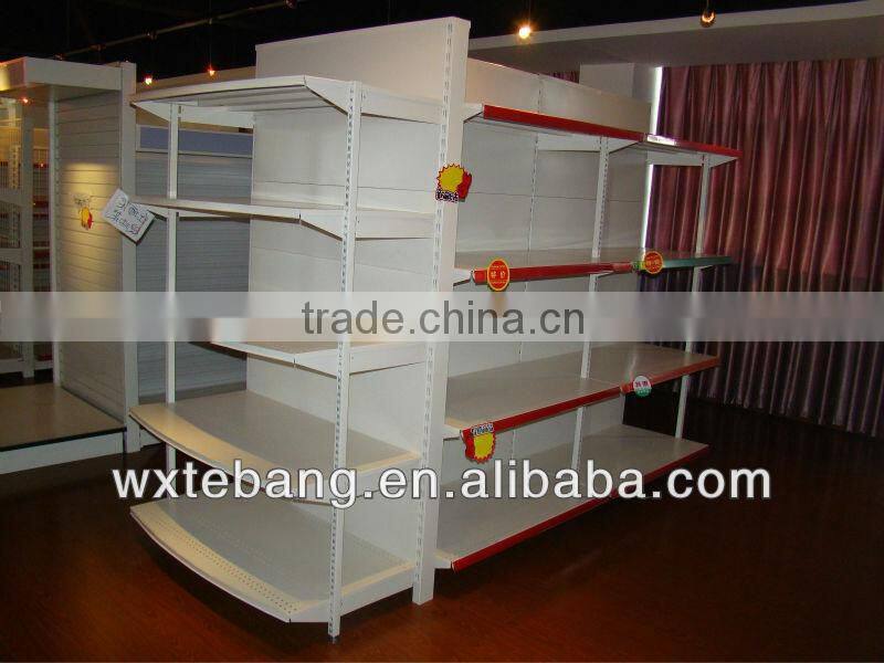 supermarket gondola shelving