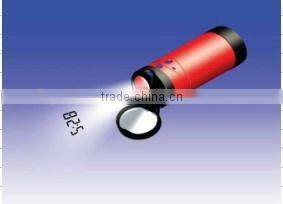 Beer bottle shaped keychain with logo projector