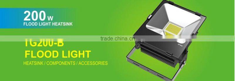 High power led light solar garden 200w ip65 led flood light with mounting