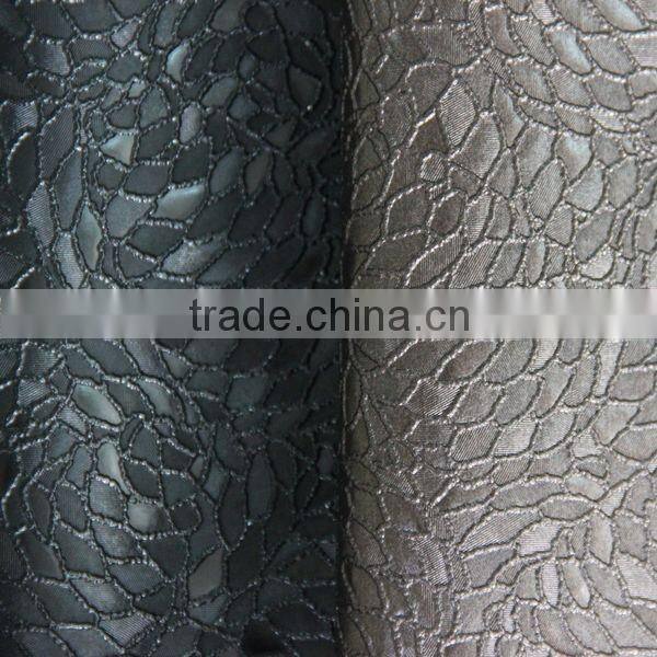 PVC synthetic leather for upholstery usage ,popular use for home decoration,with metalic color or glitter surface