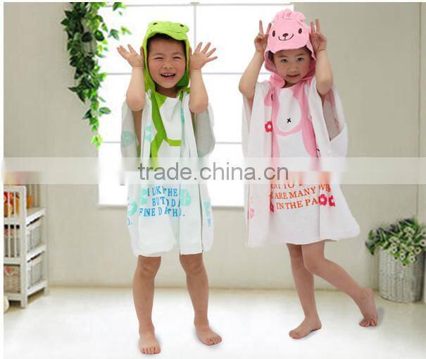 Baby Warp Kids Children Bath Room Robe Cotton Cute Bathrobe