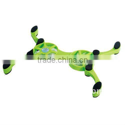 green adjustable fan cooling pad for laptop