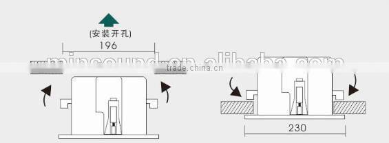 CLS-718 6W High quality PA speaker Grand Coxial in ceiling wireless speakers
