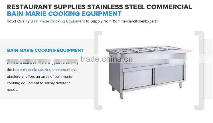 Restaurant Cooking Equipment Stainless Steel Commercial Bain Marie