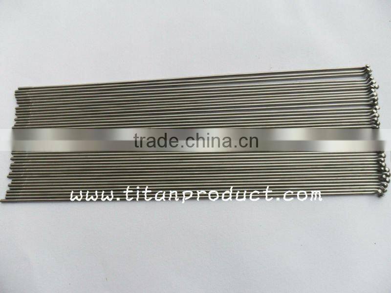 Titanium Bicycle Spoke Straight Head/Bending Head Black/Gold/Blue/Rainbow/Natrual