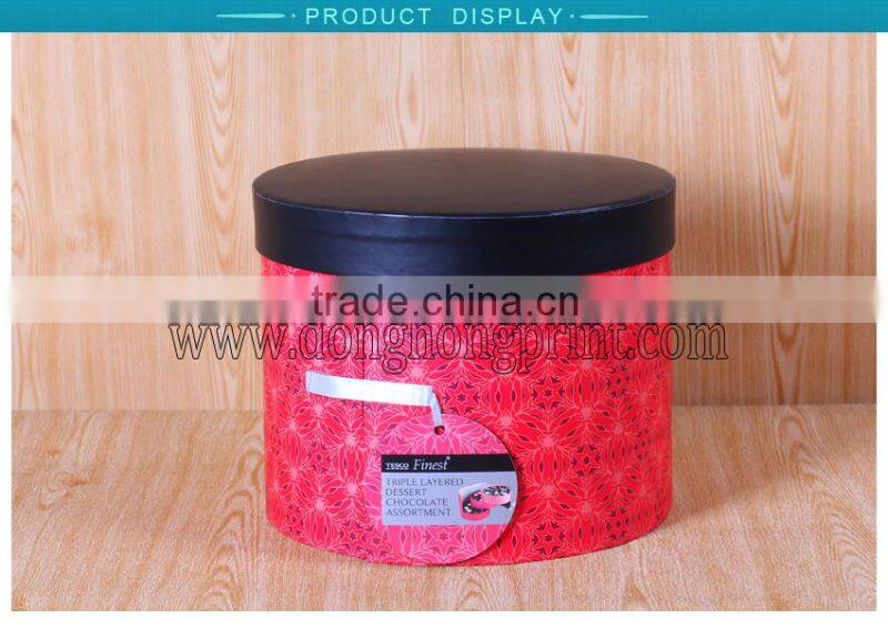 OEM Stylish cardboard cylinder packaging box, round cylinder gift box, cylinder cardboard box