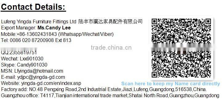 YD-G9904 Hot Sale White/Grey/Black/Brown plastic corner bracket Furniture corner bracket factory