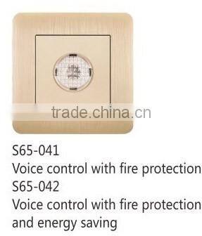 voice control switch with fire protection and energy saving