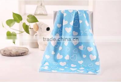 Beautiful printed microfiber towel, especially suitable for children
