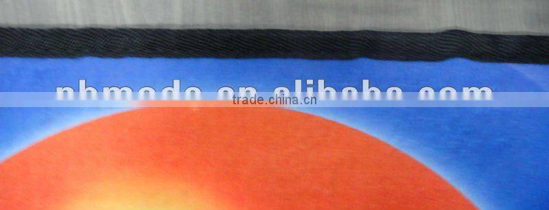 realistic dog design printed outdoor mat