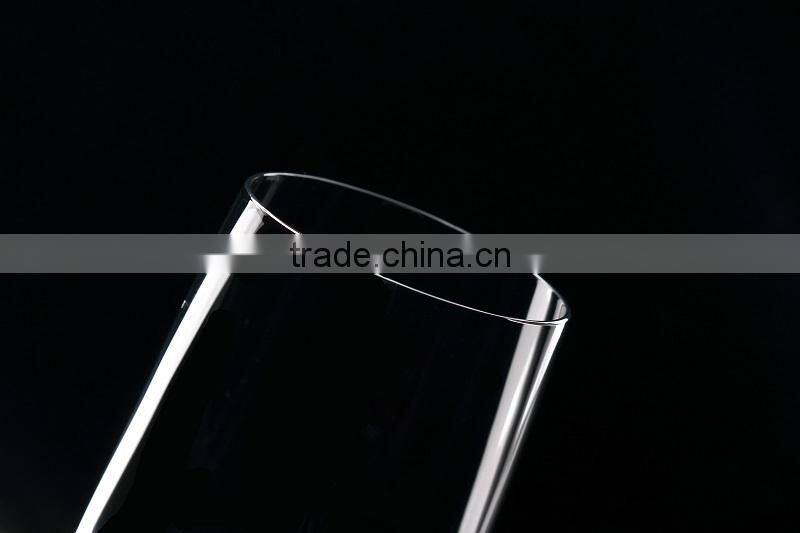2015 new design lead free clear crystal 250ml wedding champagne wine glasses