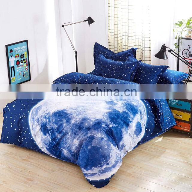 3D Interstellar Dust Space Printed Bedding Set Quilt Shell Pillowcase Bed Sheet