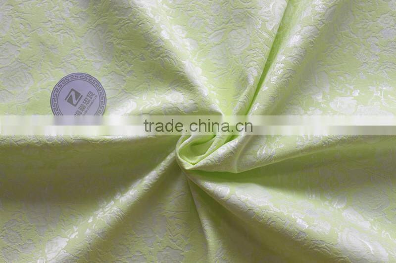 Jacquard elastic fabric for girls' dress jacquard lace fabric