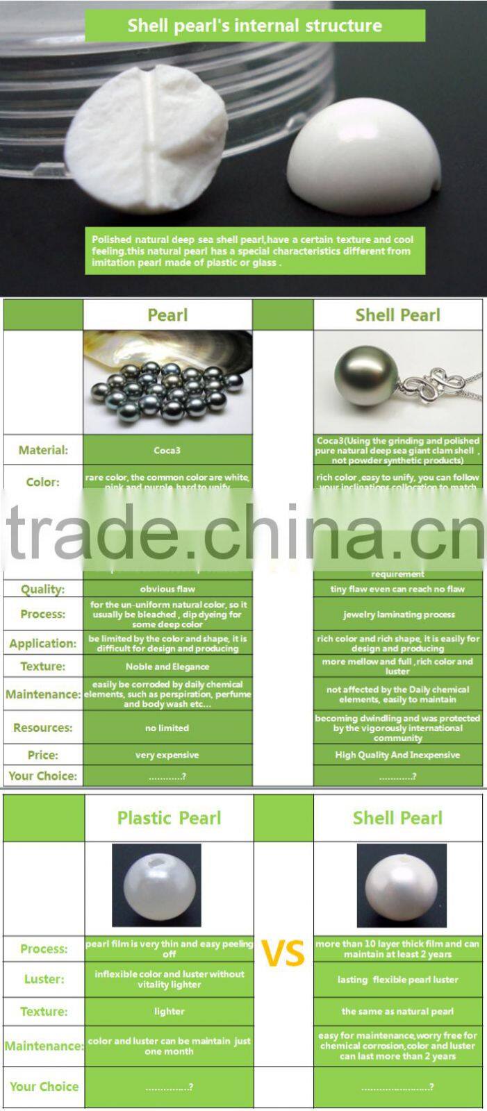 wholesale loose heart shaped shell beads