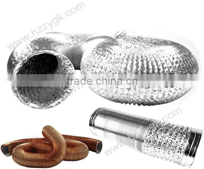 4/5/6/8/10/12 inch Insulated Aluminum Foil Flexible Air Ducting / Air Conditioner Duct Tube