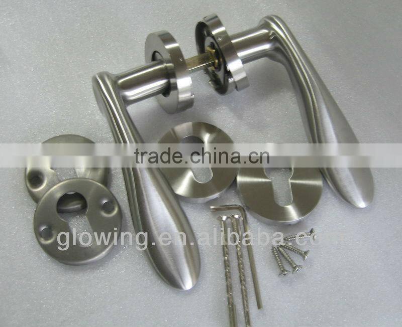 HS039 solid /casting stainless steel door handle