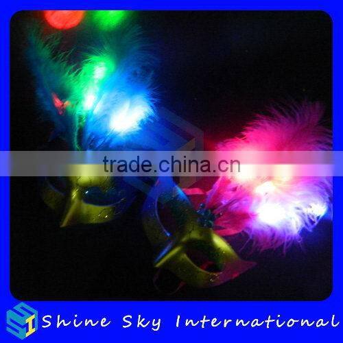 New Antique Led Flashing Skull Mask