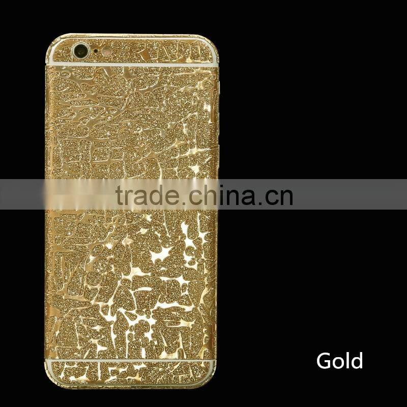 Hami Melon Texture Bling Bling Glitter Sticker Skin for iPhone 6 6s, Wholesale China