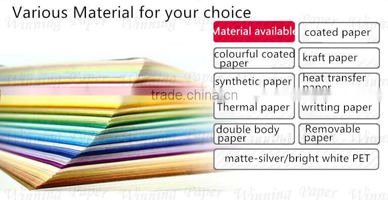 80gsm cast coated paper in kraft paper reel