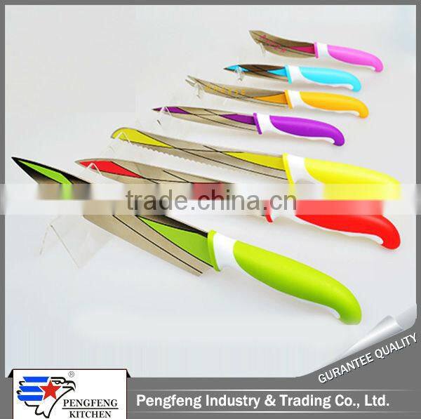 Buy wholesale from china color knife set with block