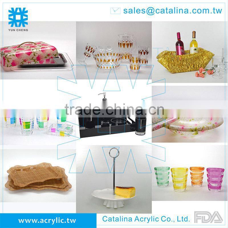 SQUARE SHAPE Acrylic Lotion Dispenser