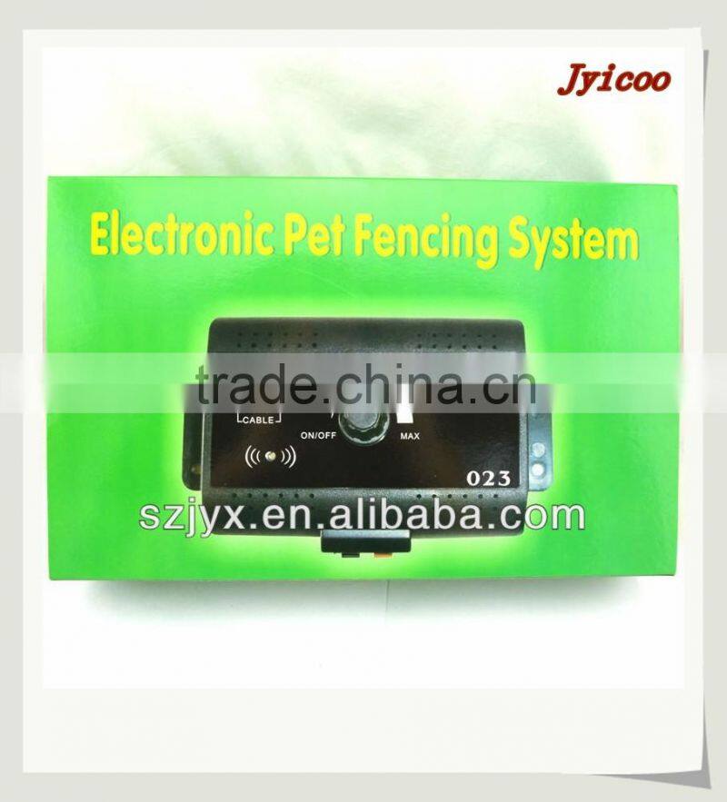 JY-X023 intelligent safe and easy to control dog electronic securiry boundary fence 300m wire system