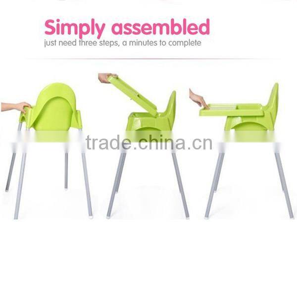 European standard baby dining table and chair