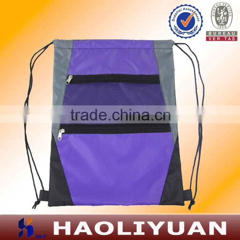 2014 new style polyester waterproof drawstring bag