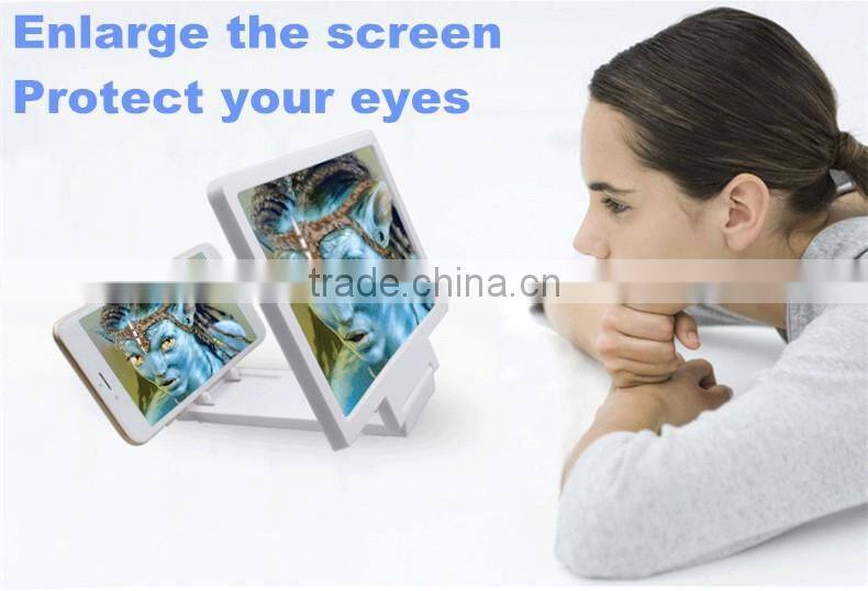 3D mobile phone screen magnifier / Foldable HD stand cellphone expander