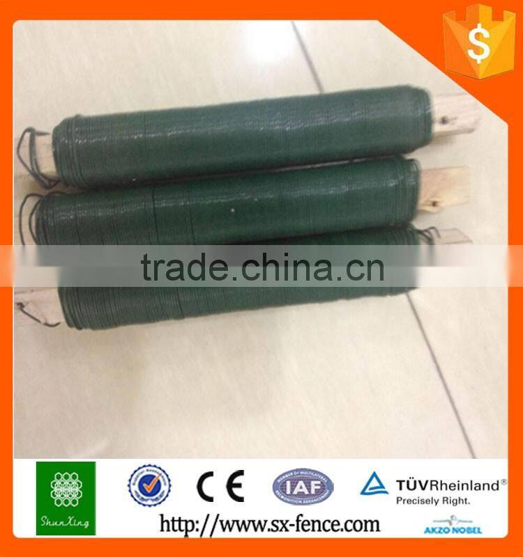 pvc coated iron wire packed on small stick
