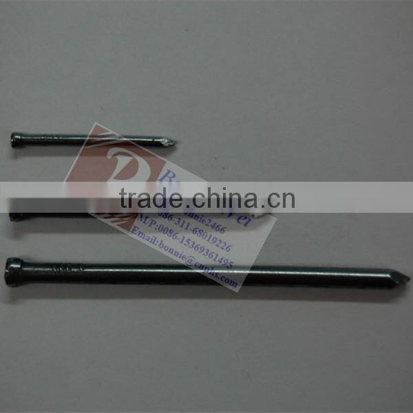 Black bullet lost head nail