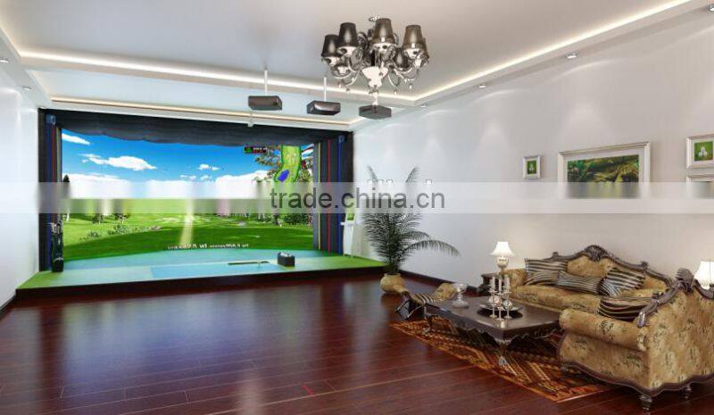 screen golf simulator