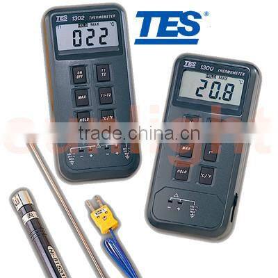 TES-1303 Dual Input K Type Thermometer