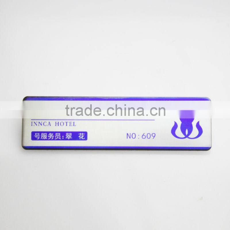 Wholesale Cheap Metal Pin/Magnet Nameplate