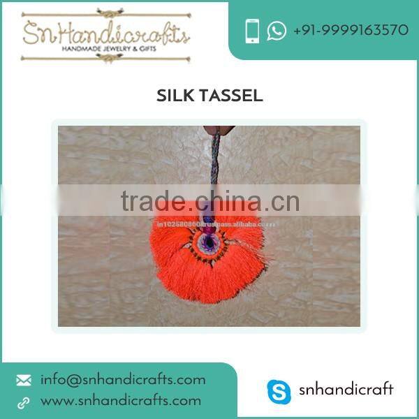 High Grade Top Quality Silk Tassels Available for Keychain At Wholesale Rate