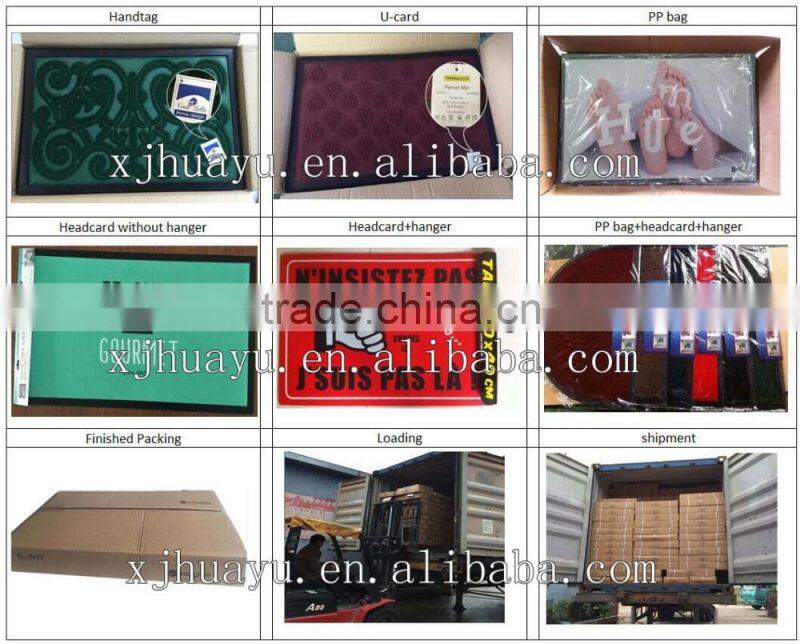 Flocking door WELCOME mat antiSlip outdoor Entrance floor mat