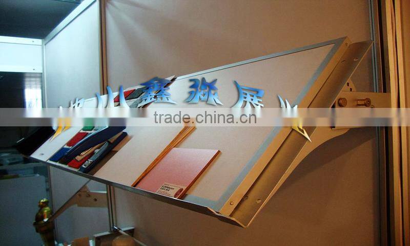 The exhibition booth exhibition shelf aluminum frame than the shelf plate bracket
