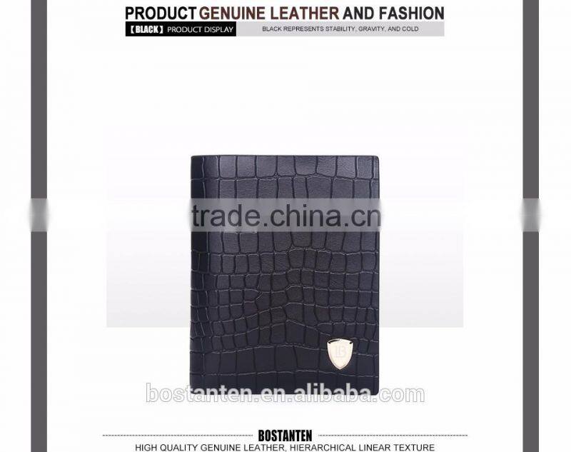 cowhide leather men short wallet pocket designer purses