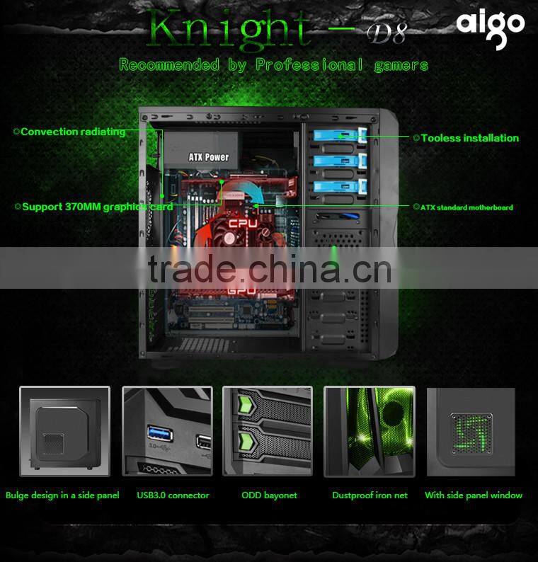 aigo D8 ATX water cooled DIY Split-type Gaming Computer Case