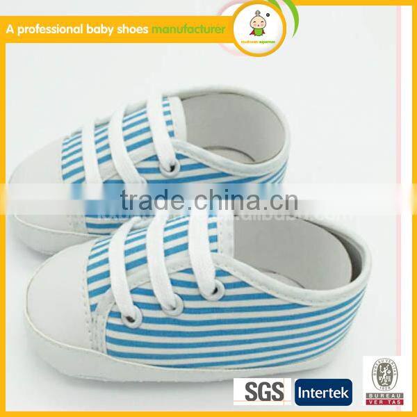 wholesale korean style fashion leopard grain with shoelaces child non-slip soft baby shoes