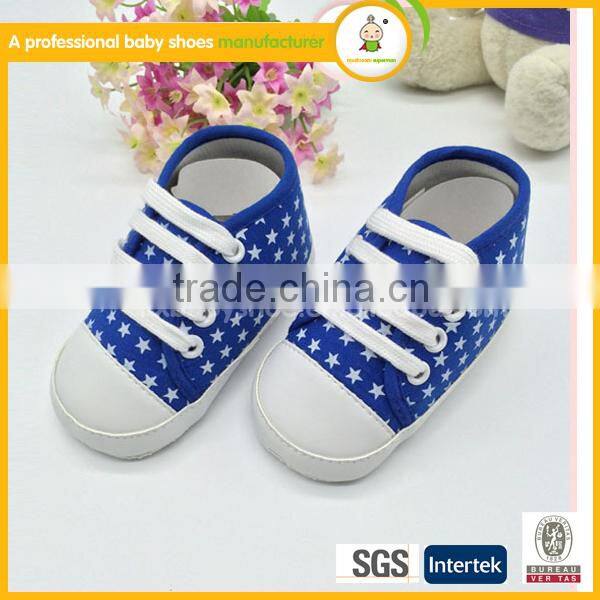 Hottest fashionable shoes infants and soft canves baby shoes
