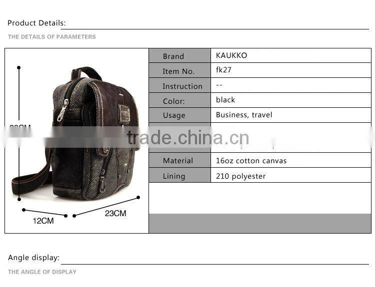 Vintage Canvas Messenger Bag Cell Phone Sling Bag Tablet Messenger Bag Crossbody Bag School Travel Bag