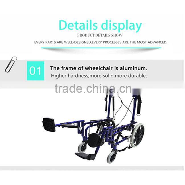 comfortable cerebral palsy reclining wheelchair