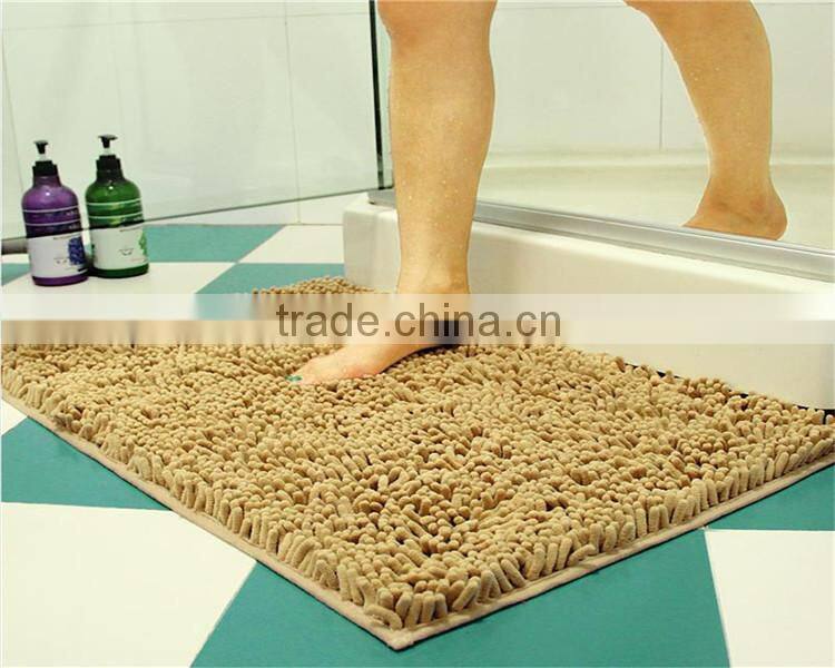 custom polyester microfiber shaggy bathroom rug
