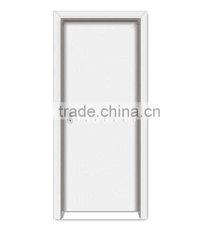 Elegant white PVC materials interior flush doors