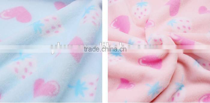 100% polyester printed flannel fleece fabric from alibaba china