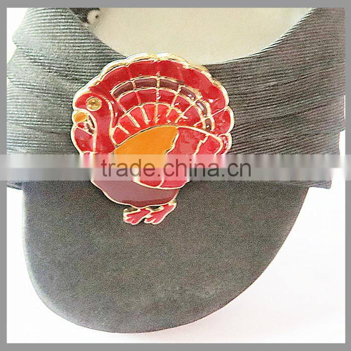 Minas Bridal Vtg Style Antique Gold Rhinestone Turkey Shoe Clips