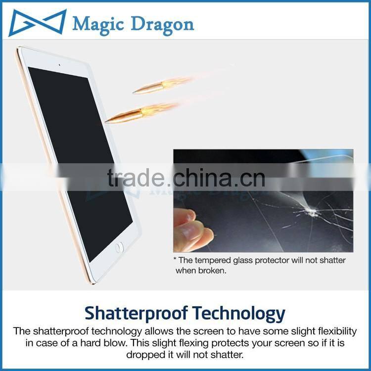 Hot-selling full cover 2.5D curved edge tempered glass screen protector for ipad mini/2/3