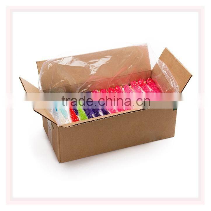 Hard Candy Rock Lollipop for Tea Coffee , Crystal Lollipop Swizzle Sticks