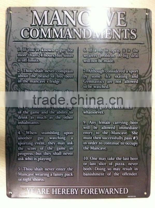 Custom metal sign aluminum plate, 3d road sign